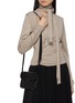 Figure View - Click To Enlarge - LEMAIRE - Soft Tab Wallet Leather Crossbody Bag