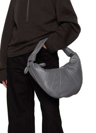 Figure View - Click To Enlarge - LEMAIRE - Fortune Croissant Leather Bag