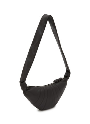 Detail View - Click To Enlarge - LEMAIRE - Small Croissant Grained Leather Bag
