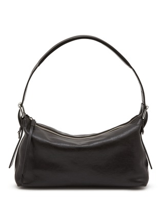 Main View - Click To Enlarge - LEMAIRE - Belted Baguette Paper Lux Leather Bag