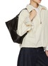 Figure View - Click To Enlarge - LEMAIRE - Belted Baguette Paper Lux Leather Bag