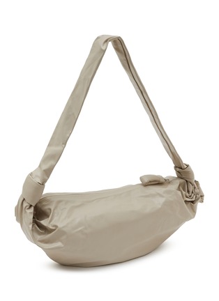 Detail View - Click To Enlarge - LEMAIRE - Medium Soft Croissant Paper Leather Crossbody Bag