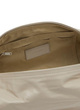 Detail View - Click To Enlarge - LEMAIRE - Medium Soft Croissant Paper Leather Crossbody Bag