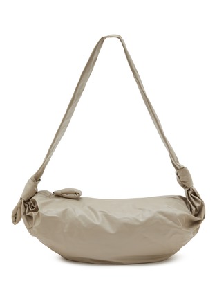 Main View - Click To Enlarge - LEMAIRE - Medium Soft Croissant Paper Leather Crossbody Bag