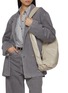 Figure View - Click To Enlarge - LEMAIRE - Medium Soft Croissant Paper Leather Crossbody Bag