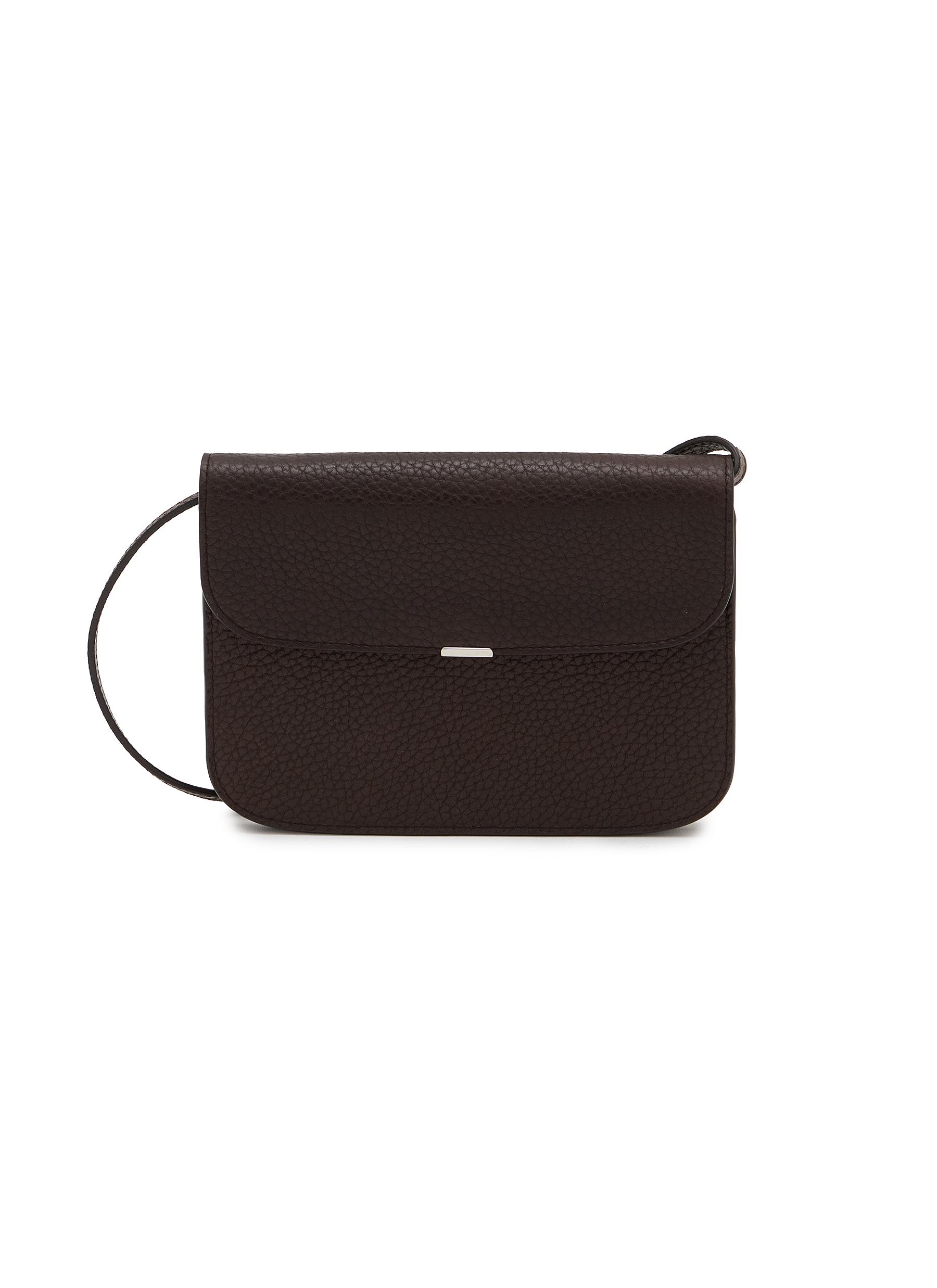 LEMAIRE | Soft Tab Wallet Leather Crossbody Bag | Women | Lane 