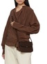 Figure View - Click To Enlarge - LEMAIRE - Soft Tab Wallet Leather Crossbody Bag