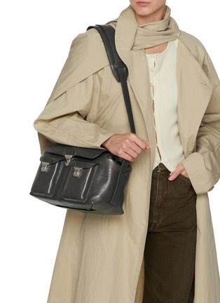 Figure View - Click To Enlarge - LEMAIRE - Medium Gear Vegetable Leather Bag