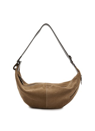 Main View - Click To Enlarge - LEMAIRE - Quiver Clip Suede Bag