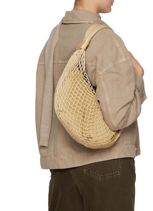 Figure View - Click To Enlarge - LEMAIRE - Fortune Croissant Filt Net Bag
