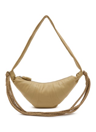 Main View - Click To Enlarge - LEMAIRE - Medium Braid Croissant Leather Bag