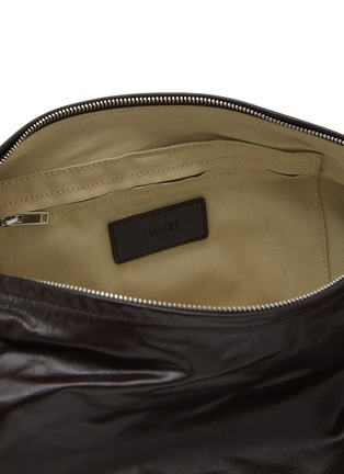 Detail View - Click To Enlarge - LEMAIRE - Medium Soft Croissant Paper Leather Crossbody Bag