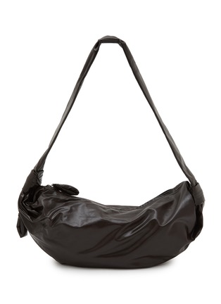 Main View - Click To Enlarge - LEMAIRE - Medium Soft Croissant Paper Leather Crossbody Bag