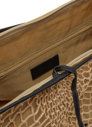 Detail View - Click To Enlarge - LEMAIRE - Croissant Filt Net Shoulder Bag