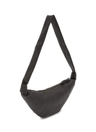 Detail View - Click To Enlarge - LEMAIRE - Medium Croissant Grained Leather Bag