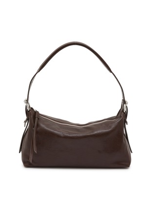 Main View - Click To Enlarge - LEMAIRE - Belted Baguette Paper Lux Leather Bag