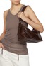 Figure View - Click To Enlarge - LEMAIRE - Belted Baguette Paper Lux Leather Bag