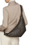 Figure View - Click To Enlarge - LEMAIRE - Medium Croissant Grained Leather Bag