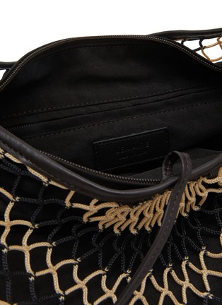 Detail View - Click To Enlarge - LEMAIRE - Fortune Croissant Filt Net Bag