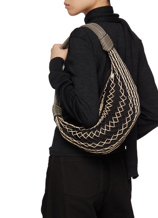 Figure View - Click To Enlarge - LEMAIRE - Fortune Croissant Filt Net Bag