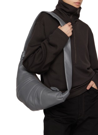 Figure View - Click To Enlarge - LEMAIRE - Medium Croissant Leather Bag