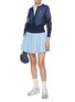 Figure View - Click To Enlarge - SOUTHCAPE - See Through Zip Up Cardigan