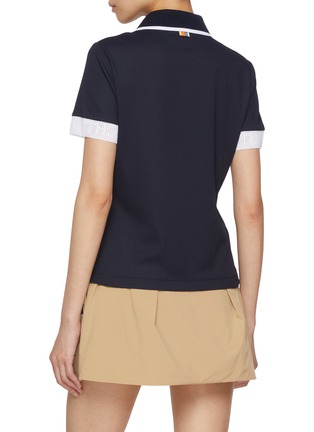 Back View - Click To Enlarge - SOUTHCAPE - Logo Embroidered Polo Shirt
