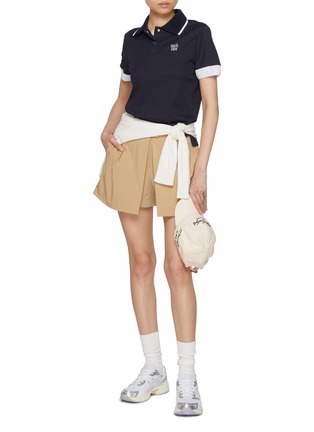 Figure View - Click To Enlarge - SOUTHCAPE - Logo Embroidered Polo Shirt