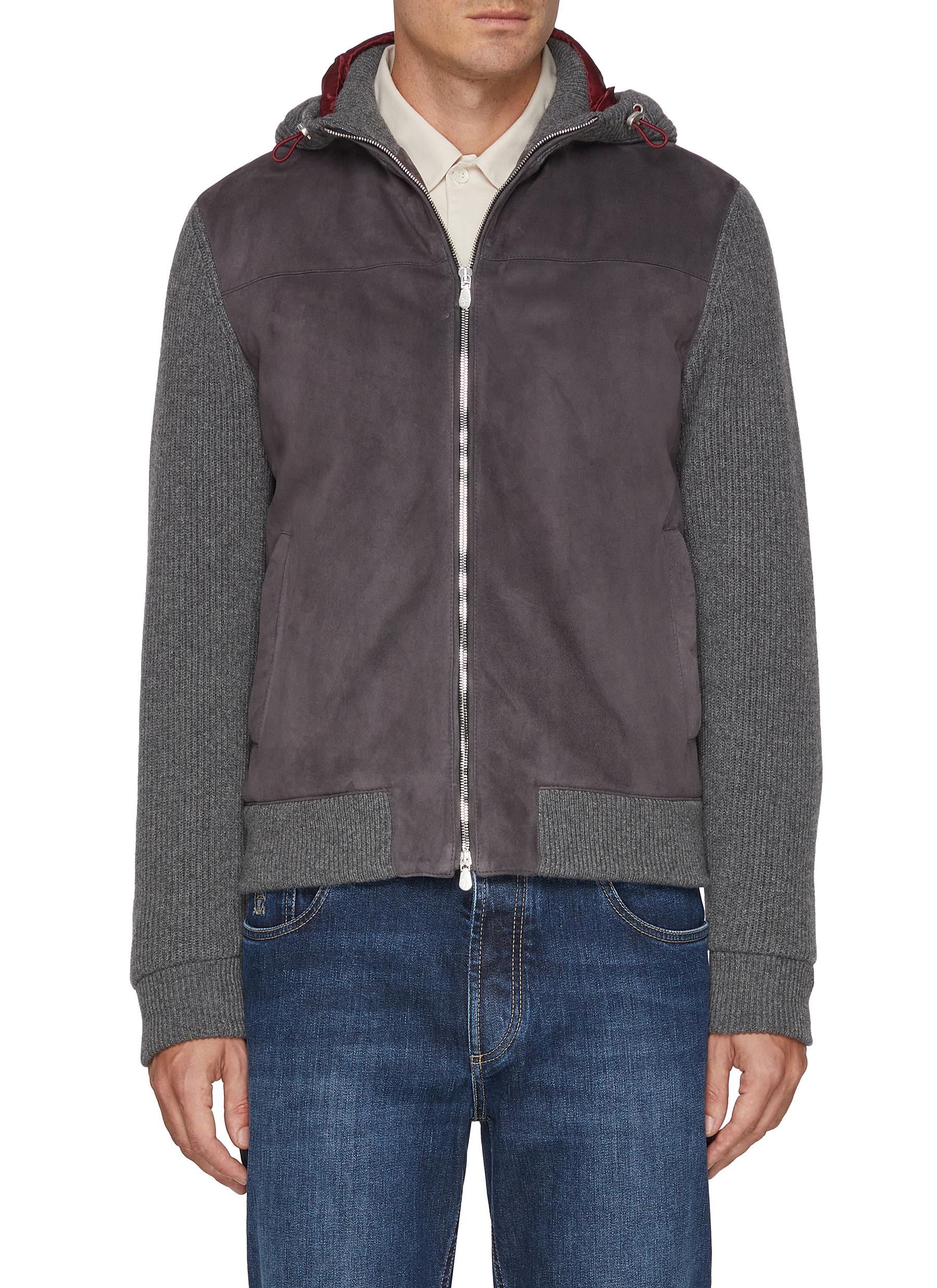 VIP【関税送料無料】希少 Brunello Cucinelli Knit Dowjacket Dazzling T-shirt for Woman in Cool Beige | Brunello Cucinelli
