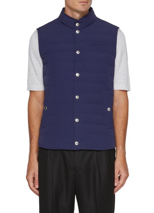 Main View - Click To Enlarge - BRUNELLO CUCINELLI - Press Stud Padded Vest