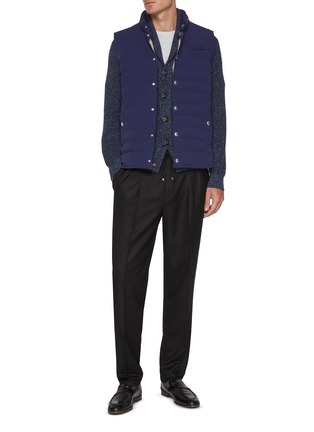Figure View - Click To Enlarge - BRUNELLO CUCINELLI - Press Stud Padded Vest