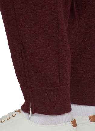  - BRUNELLO CUCINELLI - Zippered Side Slit Drawstring Sweatpants