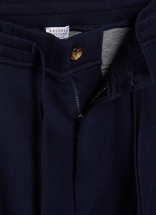  - BRUNELLO CUCINELLI - Drawstring Waist Double Pleat Sweatpants