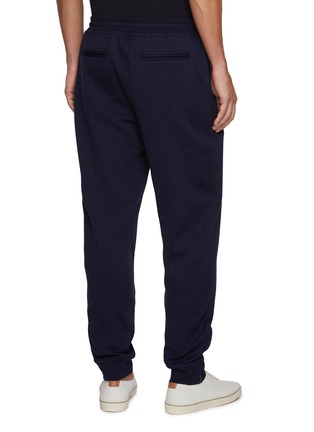 Back View - Click To Enlarge - BRUNELLO CUCINELLI - Drawstring Waist Double Pleat Sweatpants