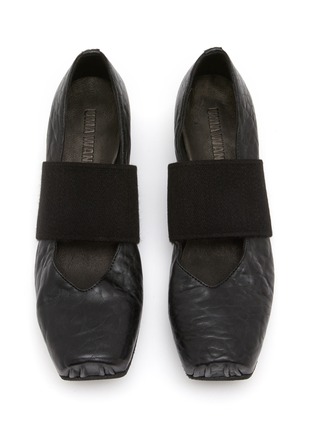 Detail View - Click To Enlarge - UMA WANG - 45 Single Elastic Band Leather Ballerina Pumps