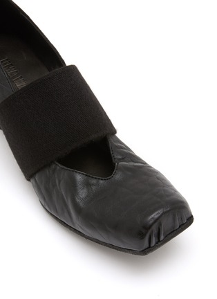 Detail View - Click To Enlarge - UMA WANG - 45 Single Elastic Band Leather Ballerina Pumps