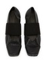 Detail View - Click To Enlarge - UMA WANG - Single Elastic Band Leather Ballerina Flats