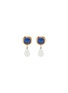 Main View - Click To Enlarge - GOOSSENS - Renaissance 24K Gold Plated Ultramarine Rock Crystal Drop Earrings
