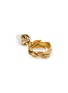 Detail View - Click To Enlarge - GOOSSENS - Coeur Précieux Mobile 24K Gold Plated Natural Crystal Ring
