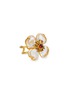 Main View - Click To Enlarge - GOOSSENS - Trèfle 24K Gold Plated Natural Crystal Ring