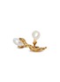 Detail View - Click To Enlarge - GOOSSENS - Coeur Précieux 24K Gold Crystal Clip Earrings