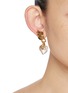 Figure View - Click To Enlarge - GOOSSENS - Coeur Précieux 24K Gold Crystal Clip Earrings