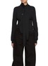 Main View - Click To Enlarge - LEMAIRE - Scarf Neck Twisted Wool Blend Knit Cardigan