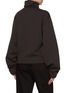 Back View - Click To Enlarge - LEMAIRE - Half Zip Wool Blend Sweatshirt