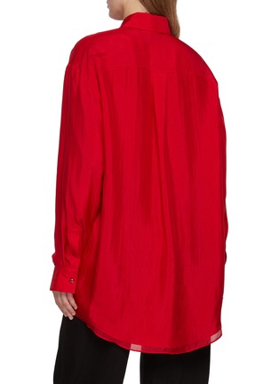Back View - Click To Enlarge - LEMAIRE - Oversized Silk Shirt