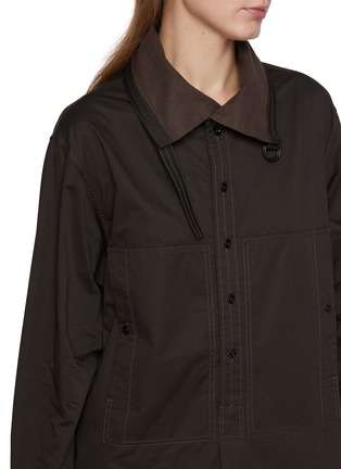  - LEMAIRE - Chest Pocket Long Liquette Cotton Shirt