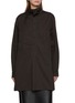 Main View - Click To Enlarge - LEMAIRE - Chest Pocket Long Liquette Cotton Shirt
