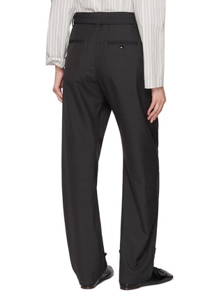 Back View - Click To Enlarge - LEMAIRE - Curved Belted Tailored Pants