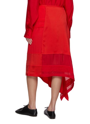 Back View - Click To Enlarge - LEMAIRE - Asymmetrical Pleated Skirt