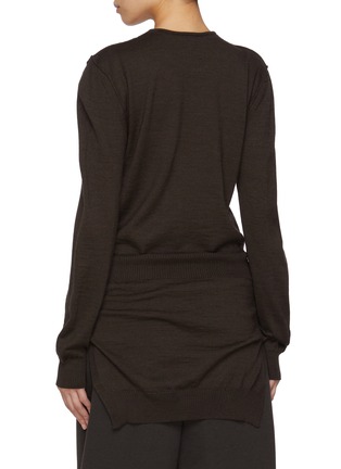 Back View - Click To Enlarge - LEMAIRE - Trompe L'oeil Crewneck Sweater